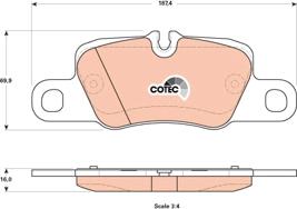 TRW GDB1849 - Set placute frana,frana disc aaoparts.ro