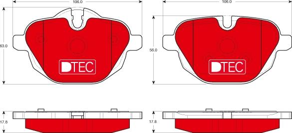 TRW GDB1840DTE - Set placute frana,frana disc aaoparts.ro