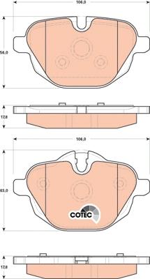 TRW GDB1840 - Set placute frana,frana disc aaoparts.ro