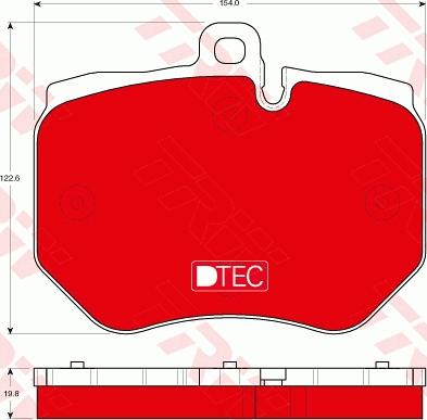 TRW GDB1848DTE - Set placute frana,frana disc aaoparts.ro