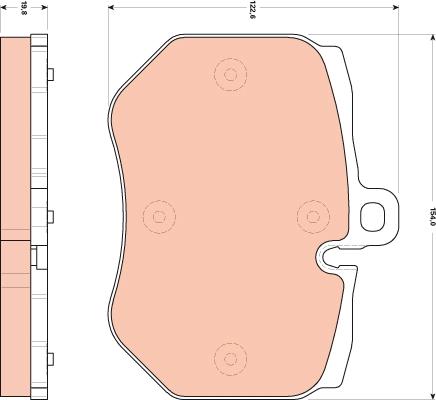 TRW GDB1848 - Set placute frana,frana disc aaoparts.ro