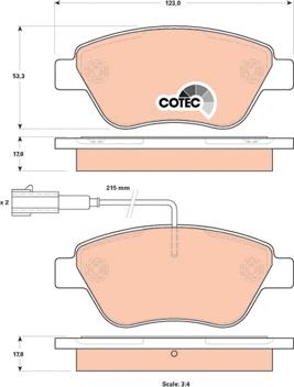 TRW GDB1842 - Set placute frana,frana disc aaoparts.ro