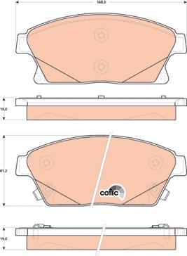 TRW GDB1847 - Set placute frana,frana disc aaoparts.ro