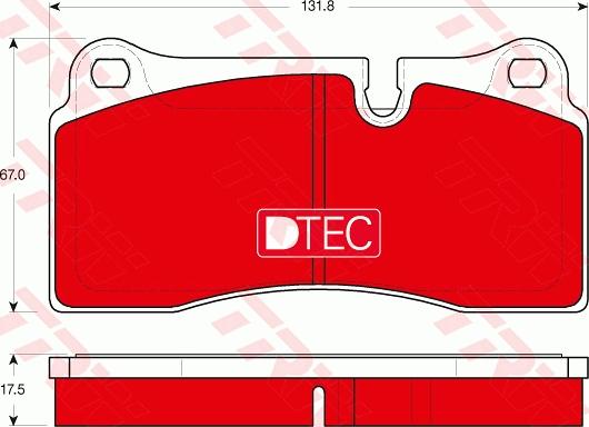 TRW GDB1816DTE - Set placute frana,frana disc aaoparts.ro