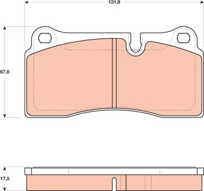 TRW GDB1816 - Set placute frana,frana disc aaoparts.ro