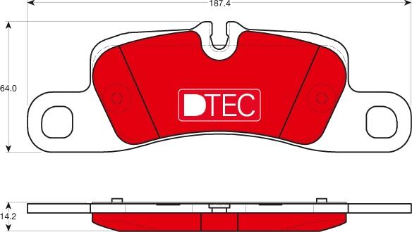 TRW GDB1839DTE - Set placute frana,frana disc aaoparts.ro