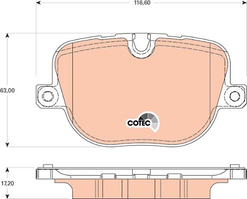 TRW GDB1824 - Set placute frana,frana disc aaoparts.ro