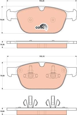 TRW GDB1821 - Set placute frana,frana disc aaoparts.ro