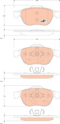 TRW GDB1823 - Set placute frana,frana disc aaoparts.ro