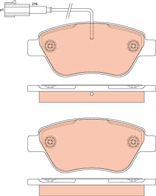 TRW GDB1879 - Set placute frana,frana disc aaoparts.ro