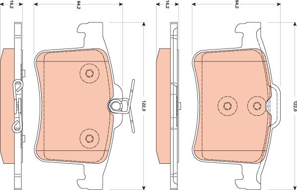 TRW GDB1877 - Set placute frana,frana disc aaoparts.ro