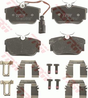 TRW GDB1369 - Set placute frana,frana disc aaoparts.ro