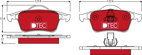 TRW GDB1389DTE - Set placute frana,frana disc aaoparts.ro