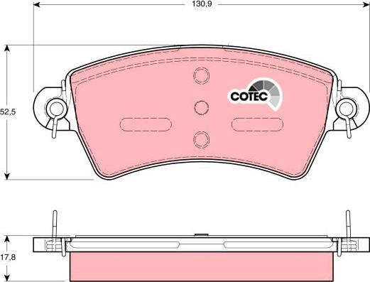 TRW GDB1385 - Set placute frana,frana disc aaoparts.ro