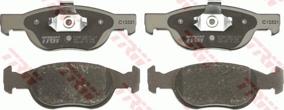 TRW GDB1339 - Set placute frana,frana disc aaoparts.ro