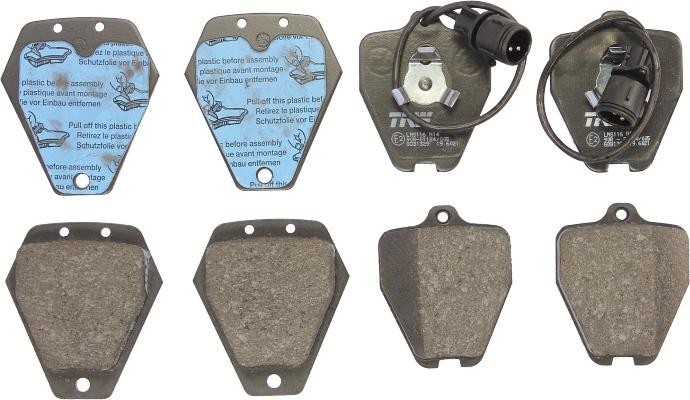 TRW GDB1329 - Set placute frana,frana disc aaoparts.ro