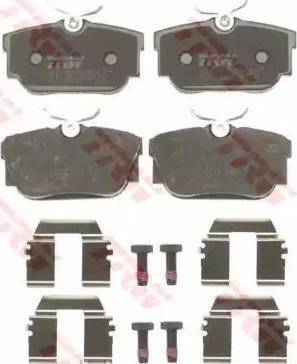 TRW GDB1324 - Set placute frana,frana disc aaoparts.ro