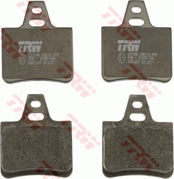 TRW GDB1247 - Set placute frana,frana disc aaoparts.ro