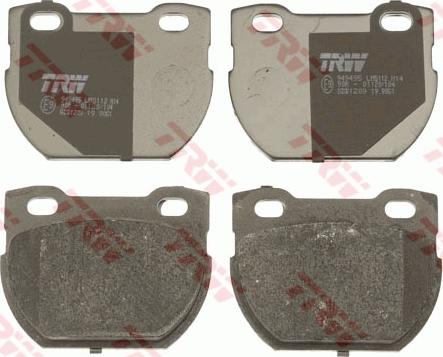 TRW GDB1209 - Set placute frana,frana disc aaoparts.ro