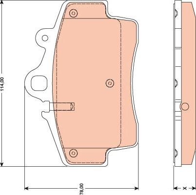 TRW GDB1756 - Set placute frana,frana disc aaoparts.ro