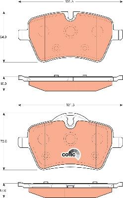 TRW GDB1712 - Set placute frana,frana disc aaoparts.ro