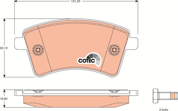 TRW GDB1785 - Set placute frana,frana disc aaoparts.ro