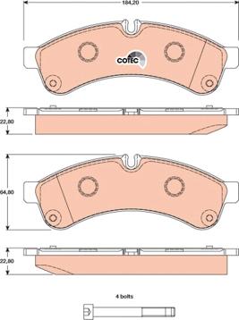 TRW GDB1780 - Set placute frana,frana disc aaoparts.ro