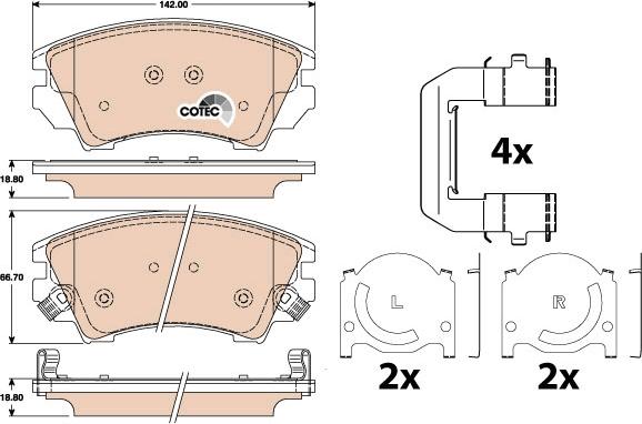 TRW GDB1783 - Set placute frana,frana disc aaoparts.ro