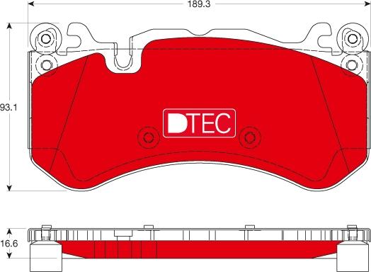 TRW GDB1734DTE - Set placute frana,frana disc aaoparts.ro