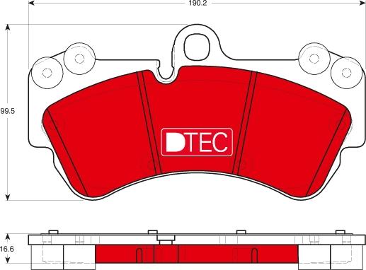 TRW GDB1720DTE - Set placute frana,frana disc aaoparts.ro