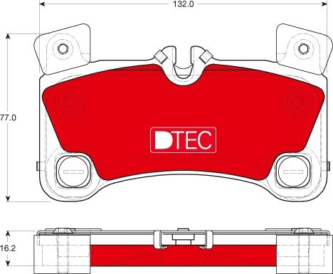 TRW GDB1775DTE - Set placute frana,frana disc aaoparts.ro