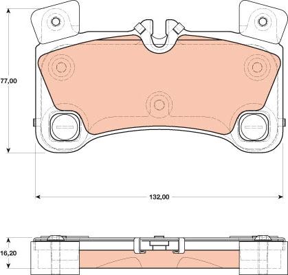 TRW GDB1775 - Set placute frana,frana disc aaoparts.ro