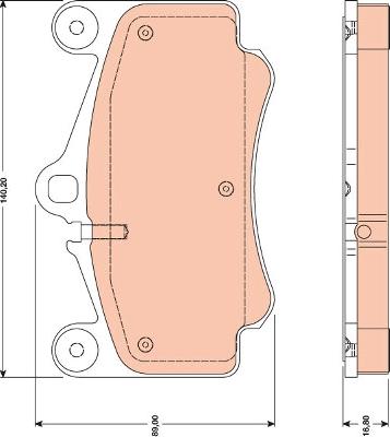 TRW GDB1778 - Set placute frana,frana disc aaoparts.ro