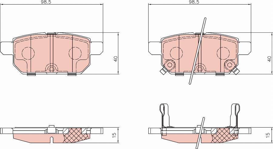 TRW GDB8962 - Set placute frana,frana disc aaoparts.ro