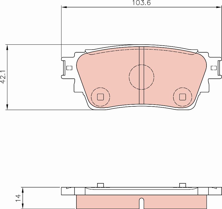 TRW GDB8906DT - Set placute frana,frana disc aaoparts.ro