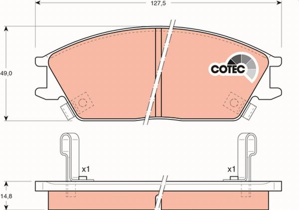 TRW GDB893 - Set placute frana,frana disc aaoparts.ro