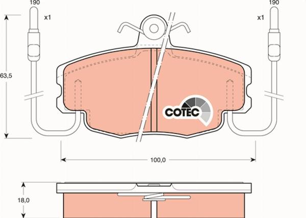 TRW GDB807 - Set placute frana,frana disc aaoparts.ro