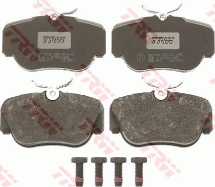 TRW GDB817 - Set placute frana,frana disc aaoparts.ro