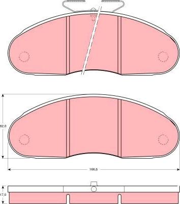 TRW GDB827 - Set placute frana,frana disc aaoparts.ro