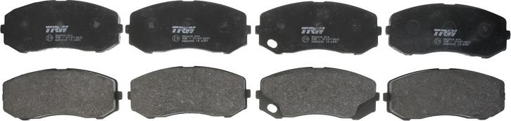 TRW GDB3492 - Set placute frana,frana disc aaoparts.ro