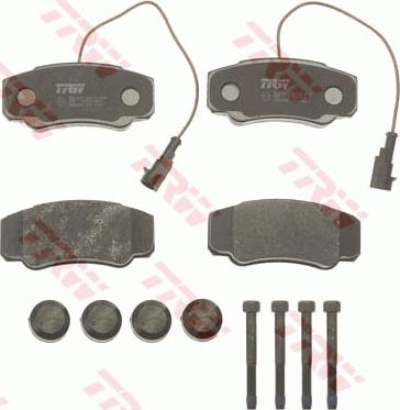 TRW GDB3441 - Set placute frana,frana disc aaoparts.ro