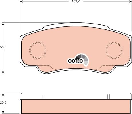 TRW GDB3441 - Set placute frana,frana disc aaoparts.ro