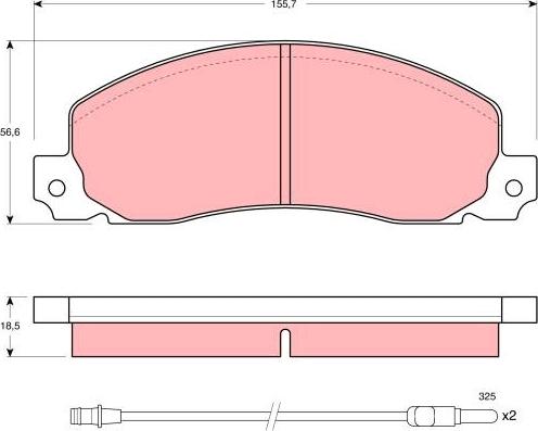 TRW GDB344 - Set placute frana,frana disc aaoparts.ro