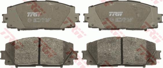 TRW GDB3459 - Set placute frana,frana disc aaoparts.ro