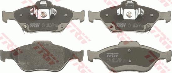 TRW GDB3457 - Set placute frana,frana disc aaoparts.ro