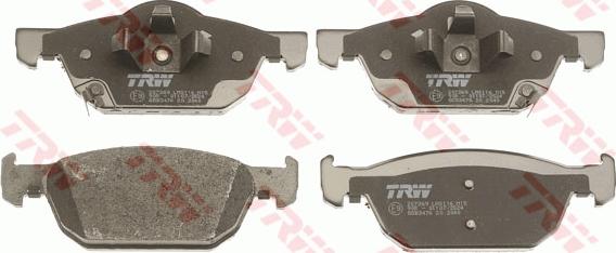 TRW GDB3476 - Set placute frana,frana disc aaoparts.ro