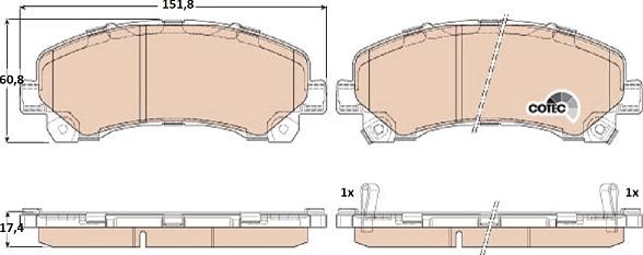 TRW GDB3545 - Set placute frana,frana disc aaoparts.ro