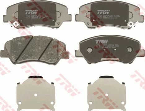 TRW GDB3548 - Set placute frana,frana disc aaoparts.ro