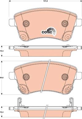 TRW GDB3509 - Set placute frana,frana disc aaoparts.ro