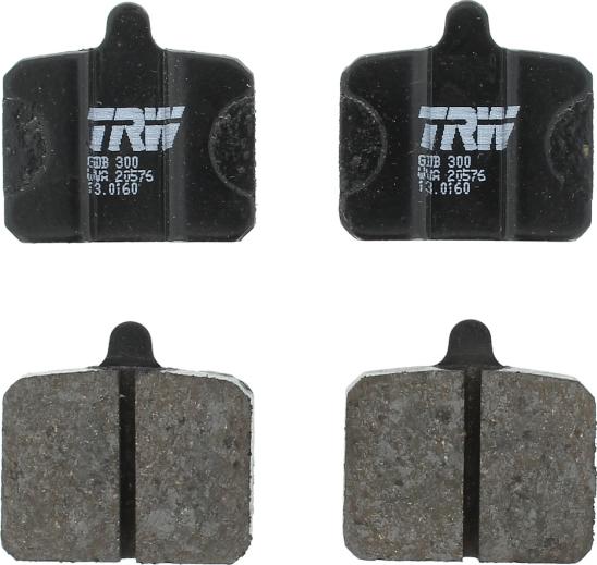 TRW GDB300 - Set placute frana,frana disc aaoparts.ro